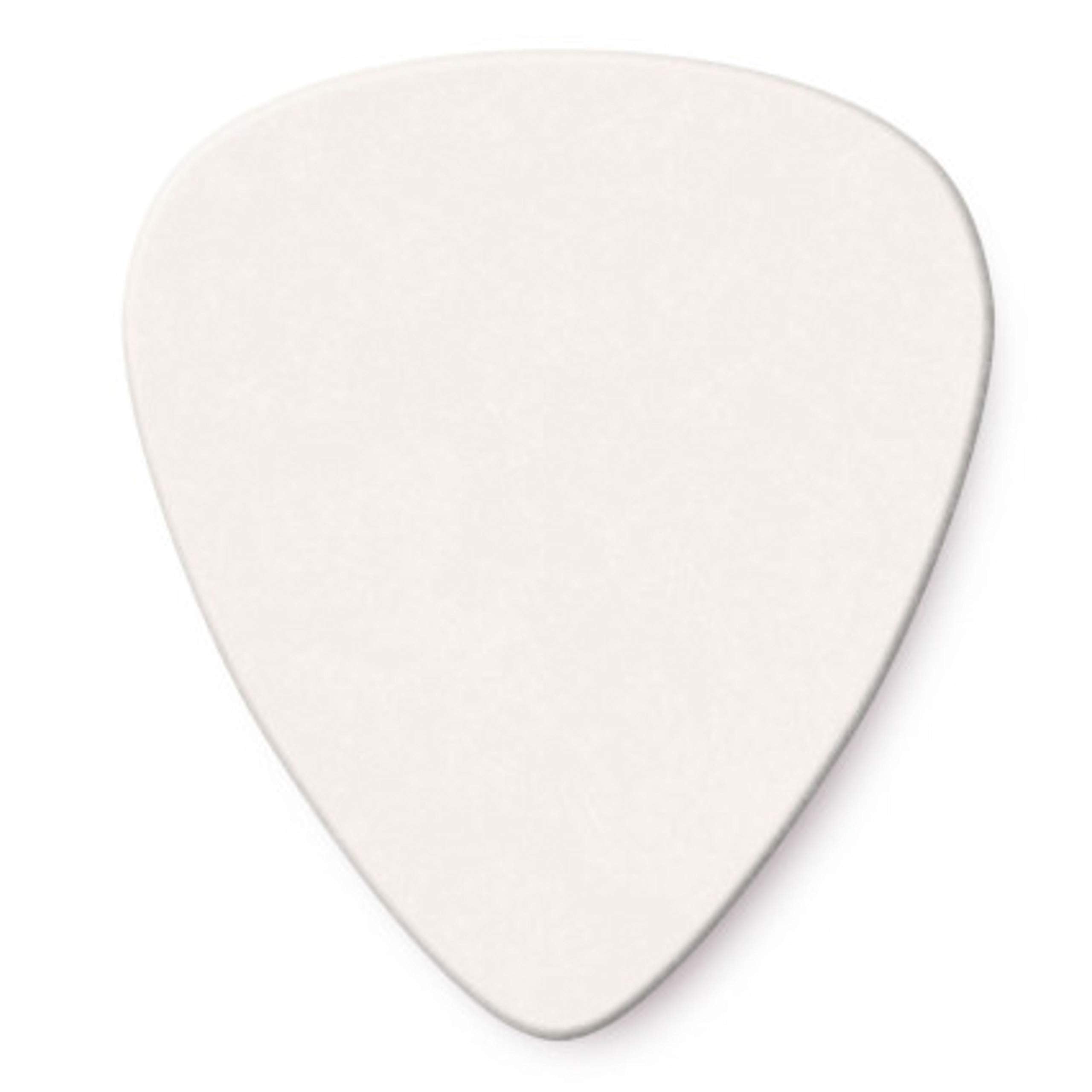 Dunlop 483P01Md Genuine Celluloid, White, Medium, 12Players Pack