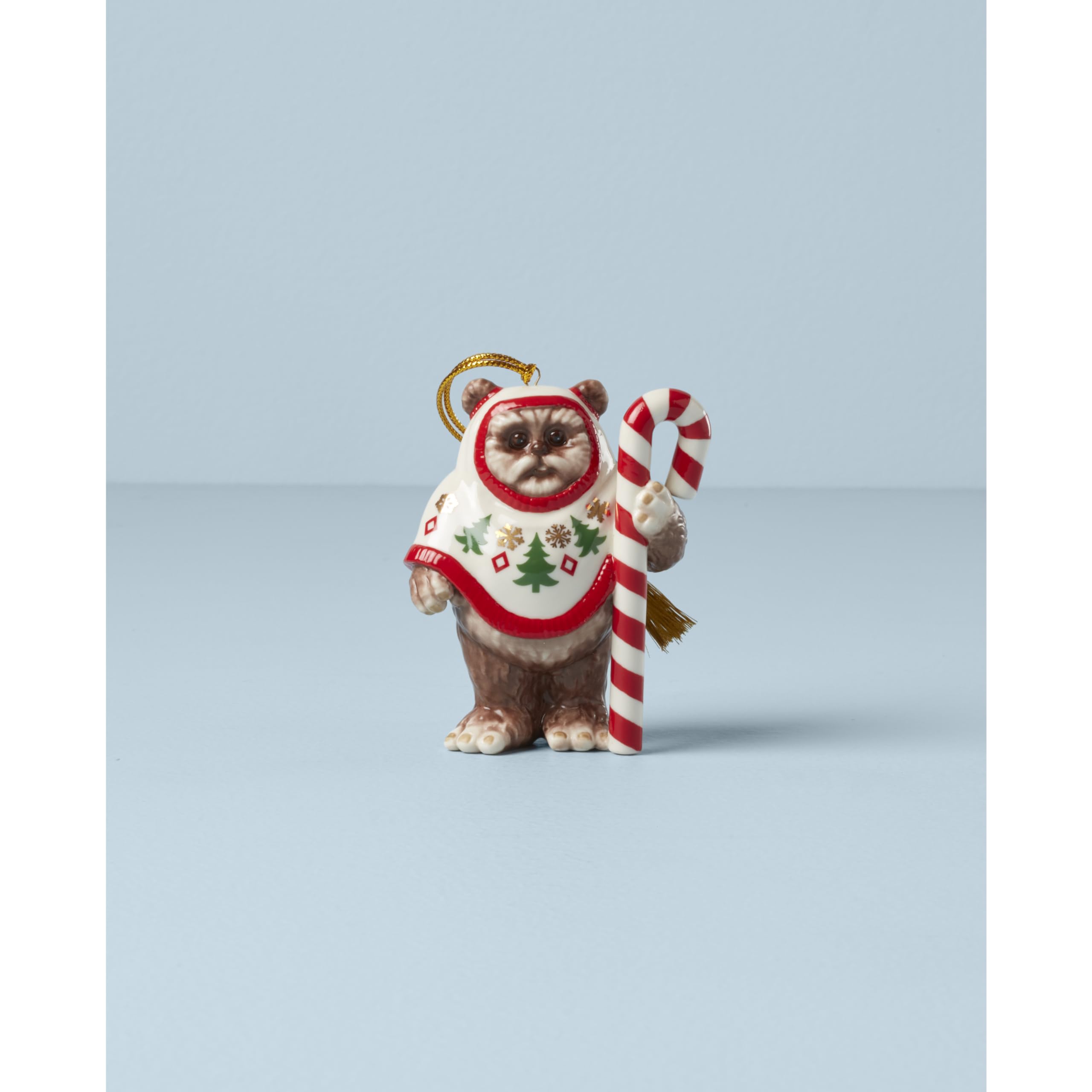 Lenox 894902 Ewok Ornament, Brown, Christmas