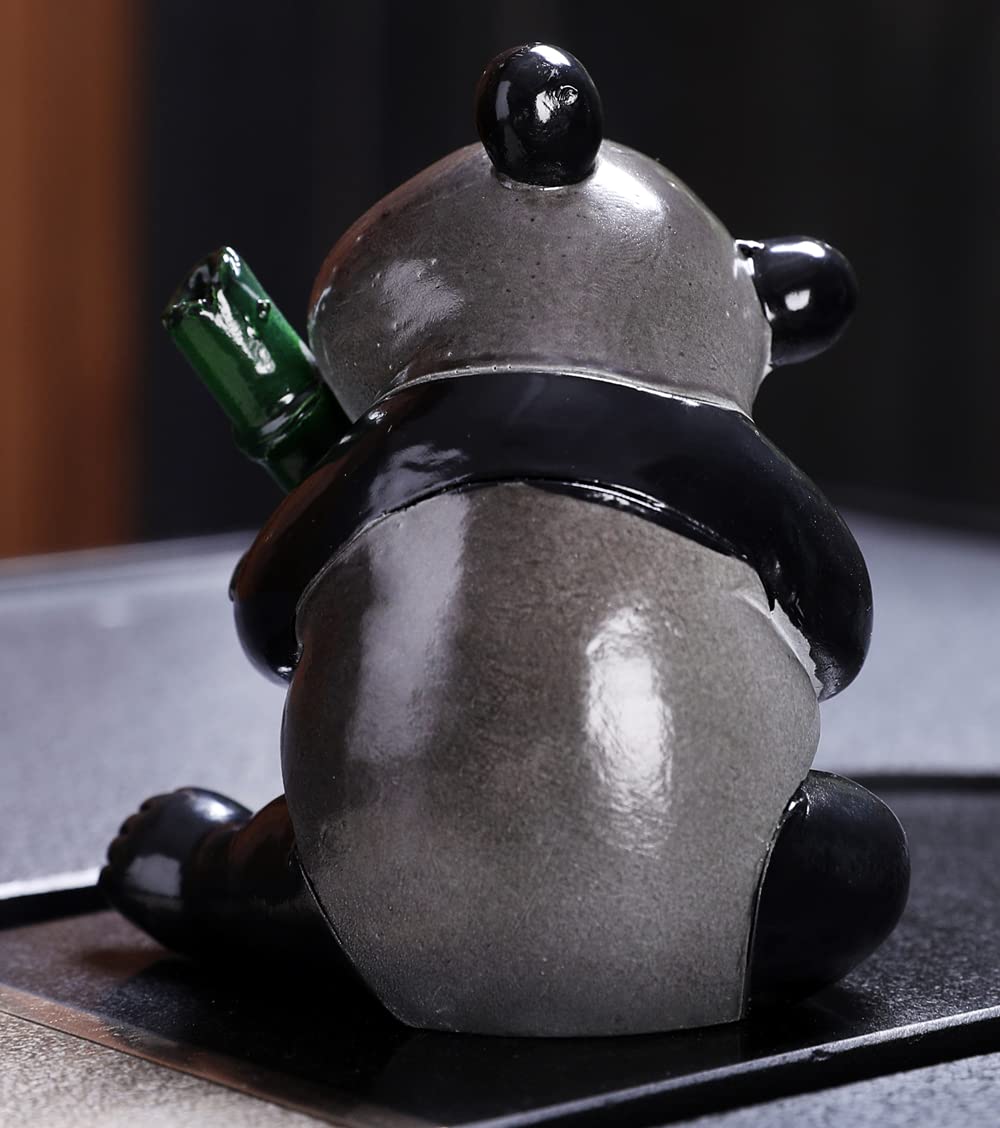 Ordersoon Exquisite Handmade Color-Changing Tea Pet - Panda Design - Perfect Tea Tray Accessory For Enthusiastic Tea Connoisseur