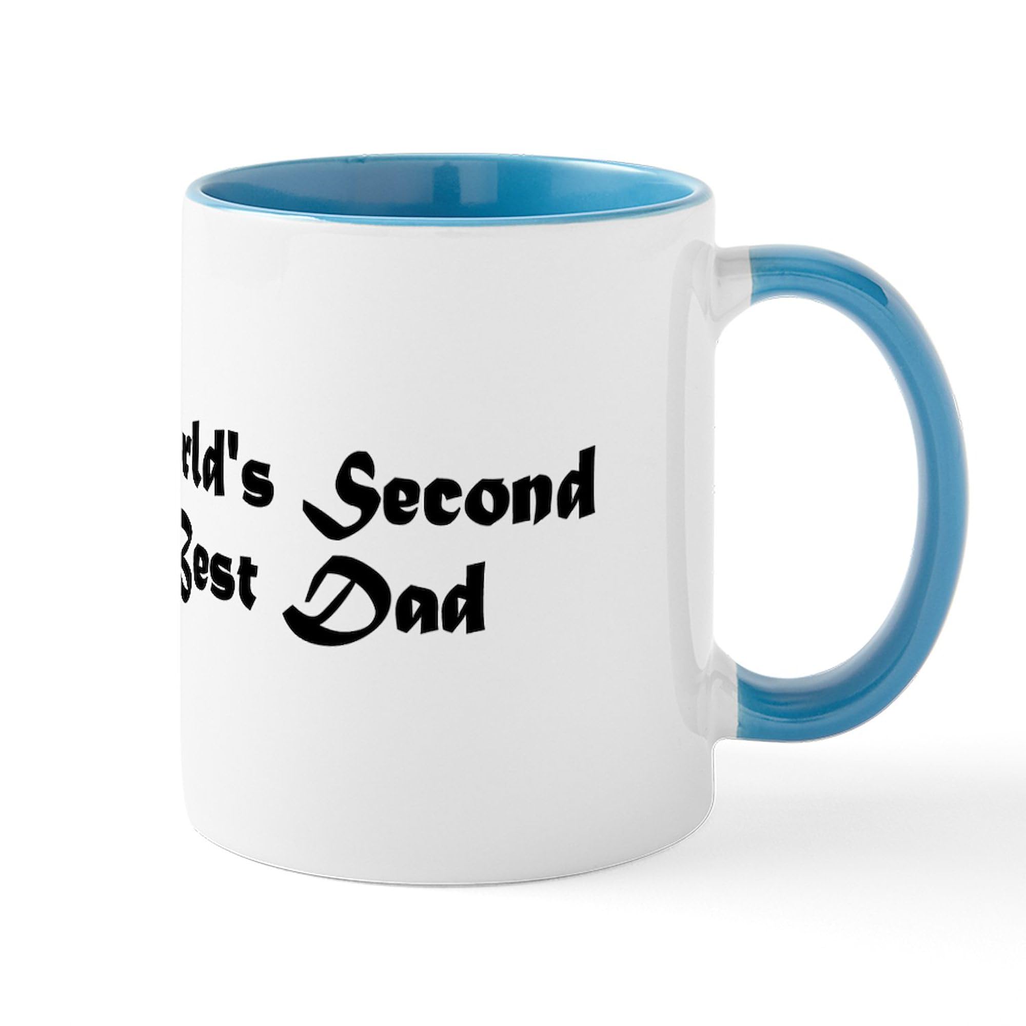 CafePress World's Second Best Dad Mug 11 oz (325 ml) Ceramic Coffee Mug