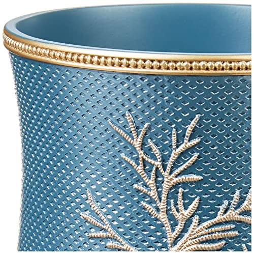 Popular Bath 942668 Capri, Waste Basket, Slate Blue