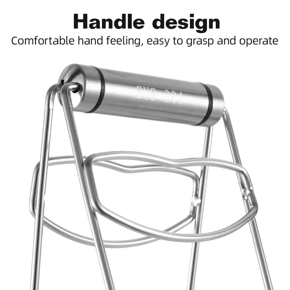 Bestonzon Kitchen Stainless Steel Folding Hot Dish Plate Clip Plate Retriever Tongs Bowl Clips Pan Dish Gripper Clips Hot Plate