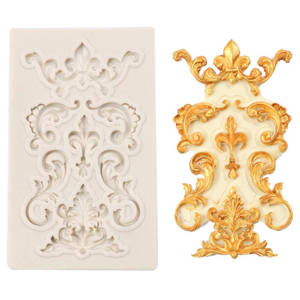 Silicone Lace Flower Border Cake Decorating Fondant For Cake Chocolate Fondant