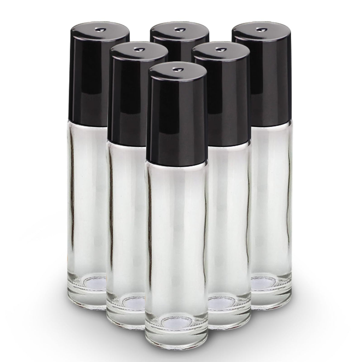 Sungwoo 6 Pack Essential Oil Roller Bottles, 10Ml Amber Glass Roller Bottles With Stainless Steel Roller Balls And Caps For Trav