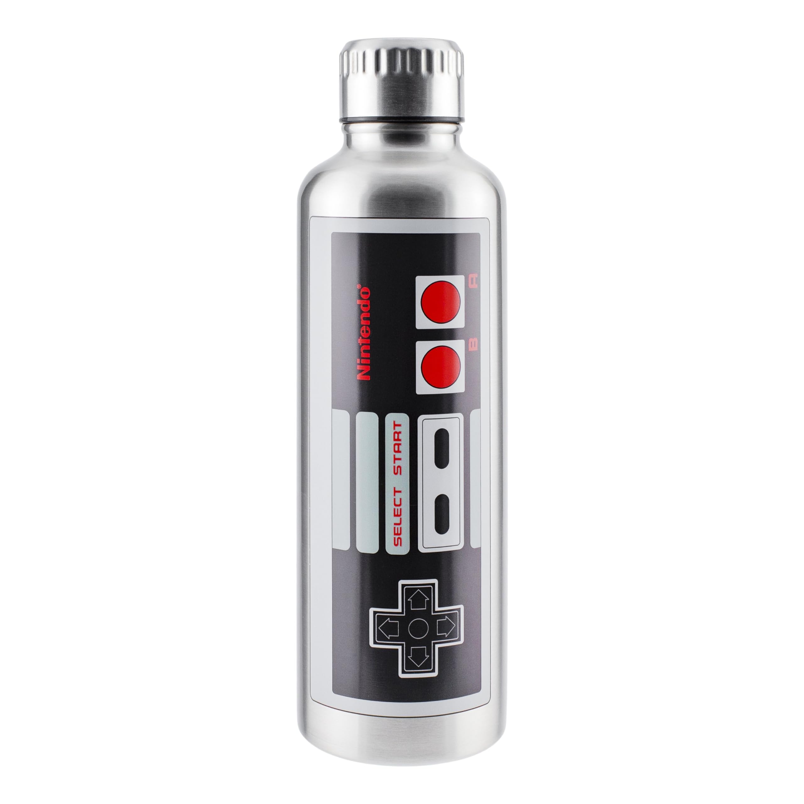 Paladone Nes Metal Water Bottle, Regular, Multicolor