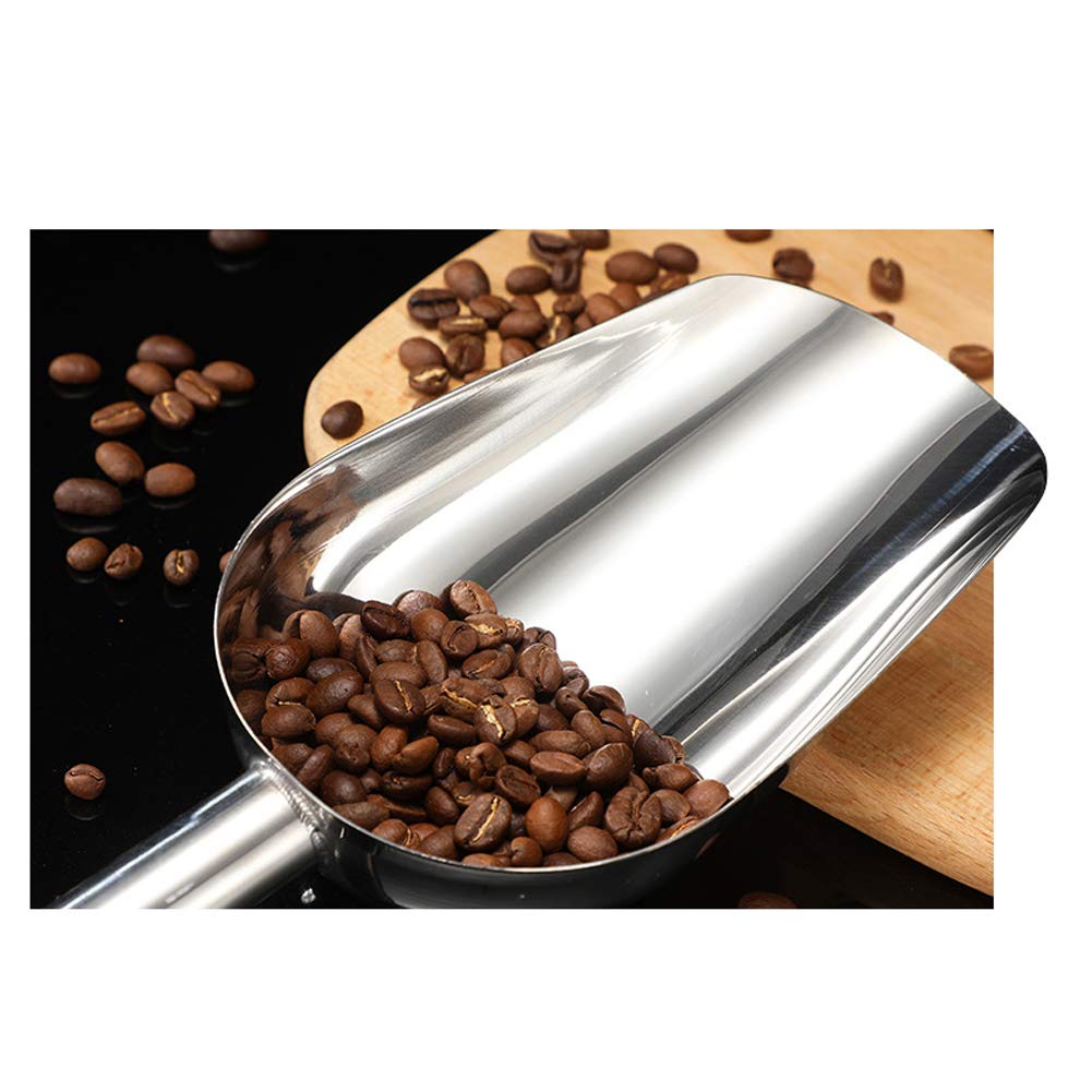 1 Piece Ice Scoop Stainless Steel Small Ice Cube Shovel Mini Scoop Kitchen Utility Scoops For Ice Bucket Tea Coffee Bean Flour S