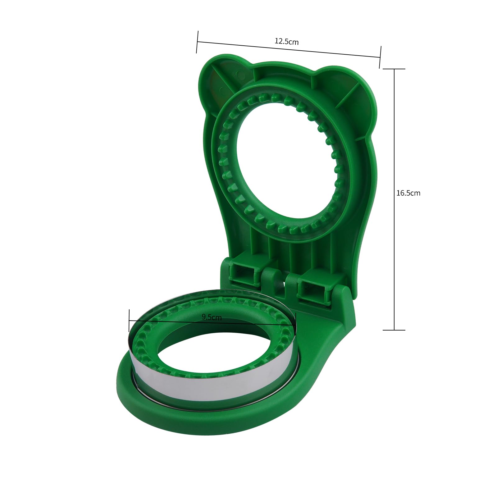 Green Sandwich Cutter - Perfect For Sandwiches, Cookies, And Diy Creations, Sandwich Cutter And Sealer, Crustless Bread Sandwich