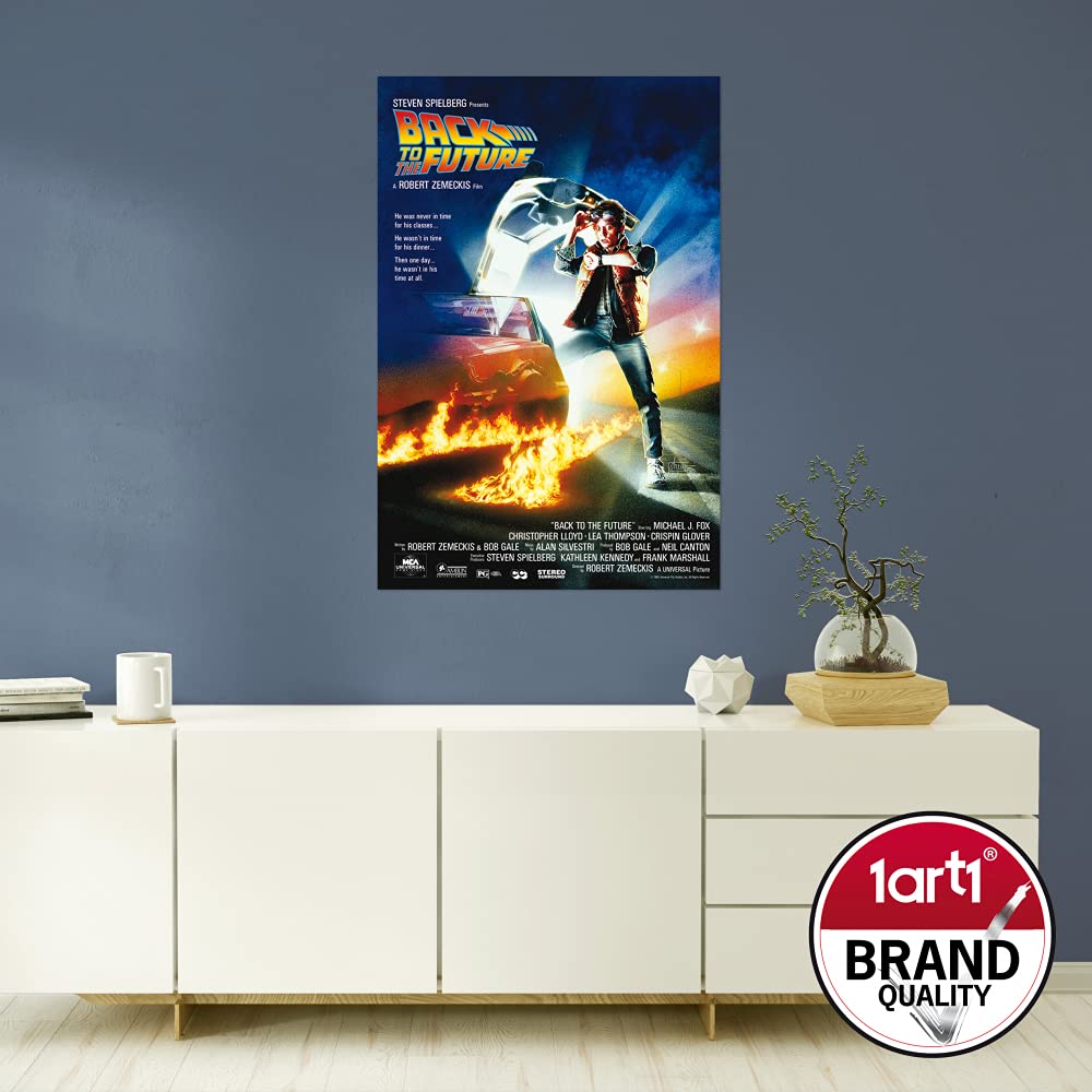 1Art1 Posters: Back To The Future Poster - Michael J Fox, Christopher Lloyd (36 X 24 Inches) No Frame
