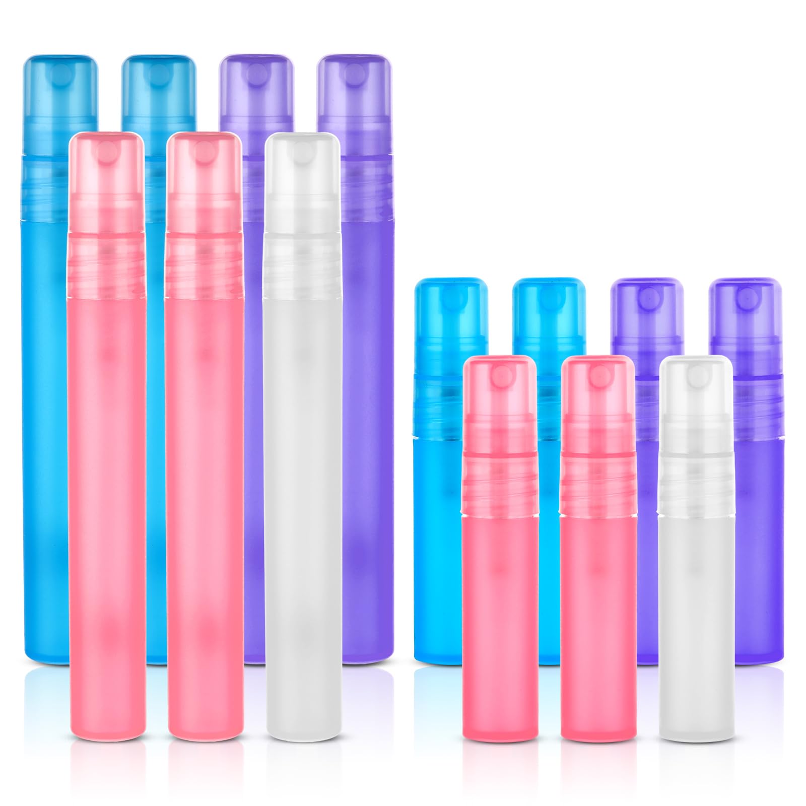 Amaxiu Refillable Perfume Atomizer Bottle For Travel, Mini Portable Spray Bottles 10Ml/5Ml Small Empty Sample Container Plastic