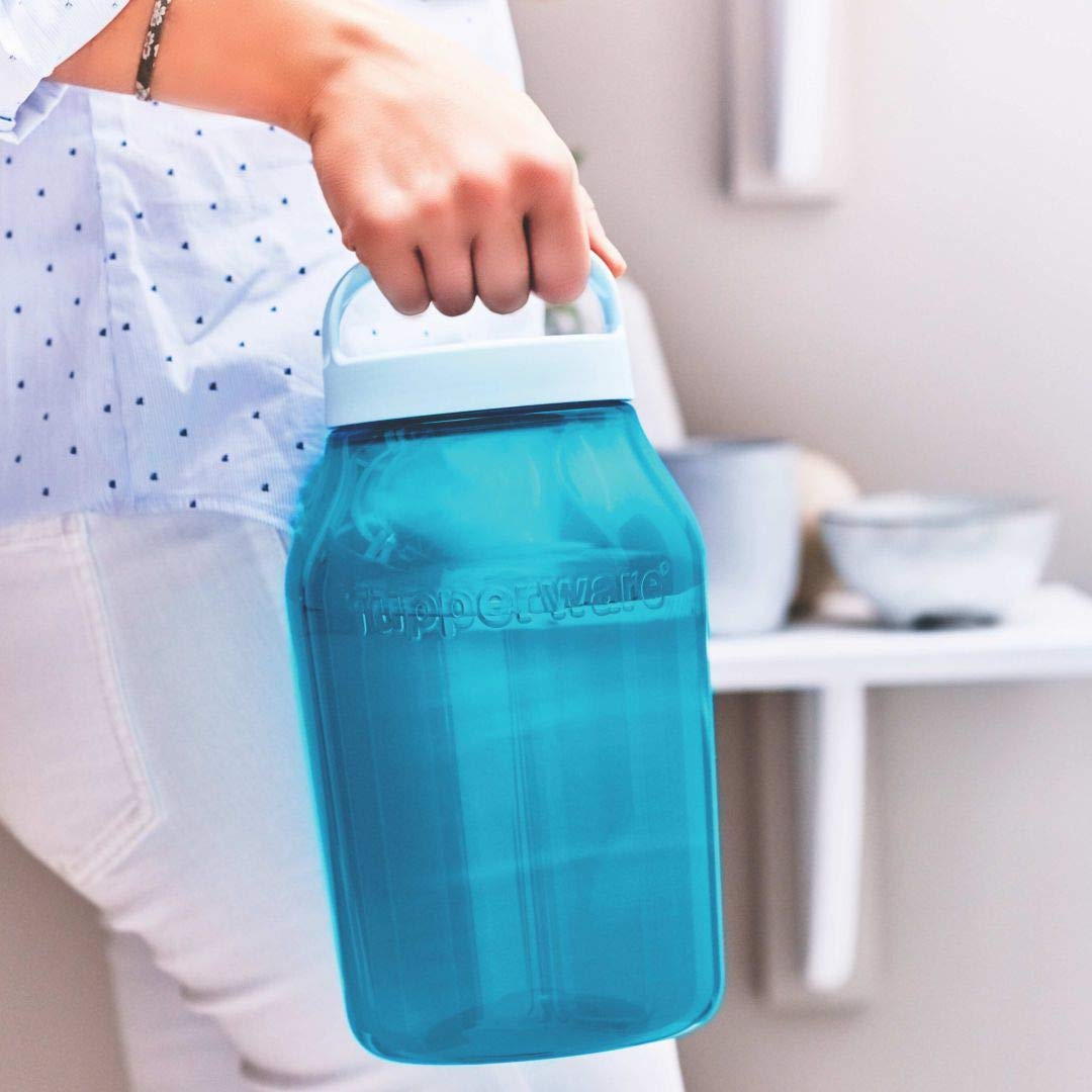 Tupperware Plastic Storage Jar - 3 Liters, 1 Piece, Blue