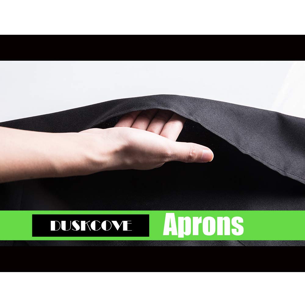 Duskcove 8 Pack Bib Aprons Bulk - Unisex Pink Commercial Apron With 2 Pockets For Kitchen Crafting Bbq Drawing Cooking