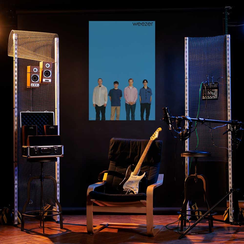 Weezer - Blue Poster - Officially Licensed - Laminated - 24.5'' X 36.5''