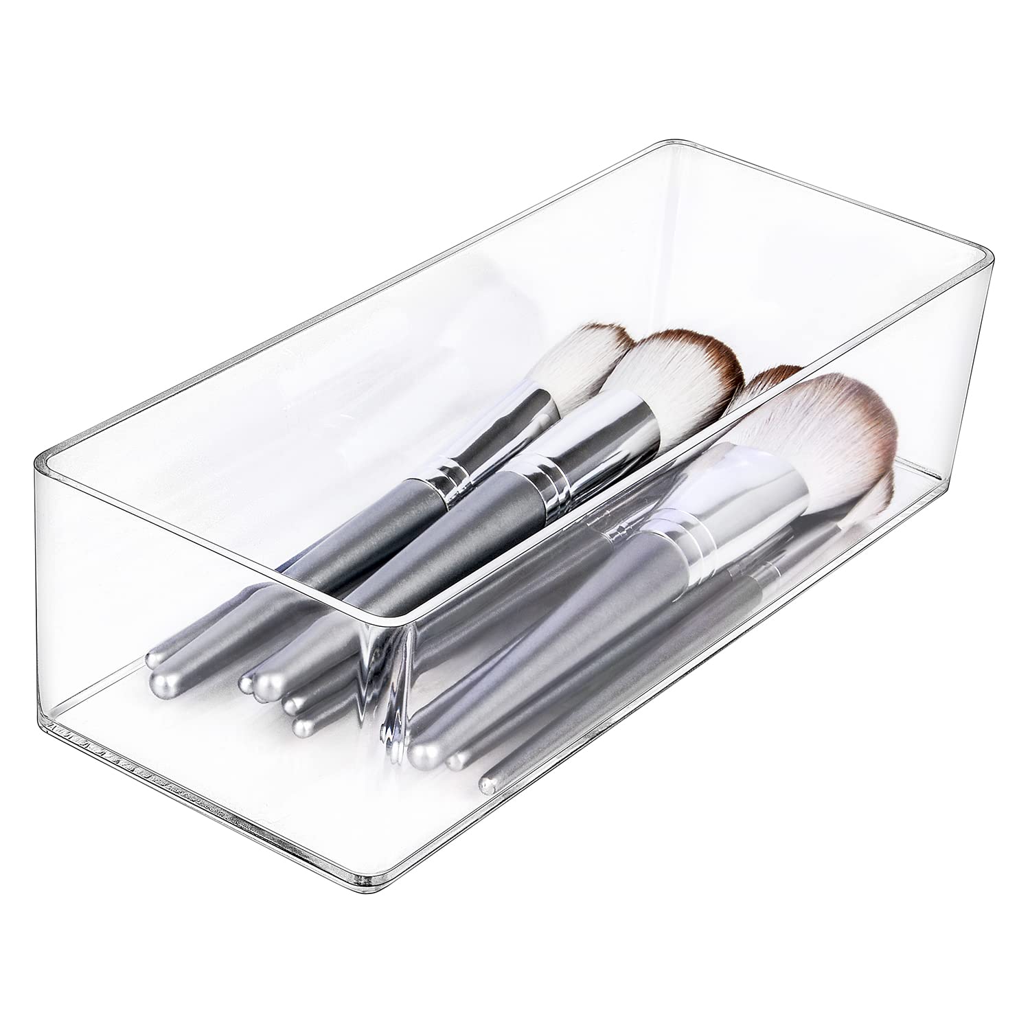 Jesslab Toothbrush Drawer Organizer, Acrylic Stackable Drawer Organizer, Makeup Organizer For Vanity, Countertop, Bathroom, Kitc