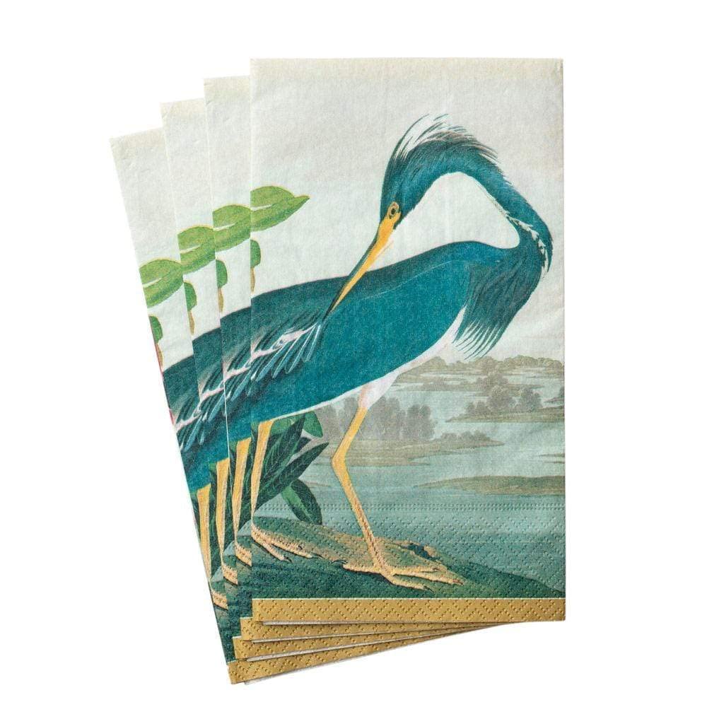 Caspari Audubon Birds Paper Guest Towel Napkins, Two Packs Of 15