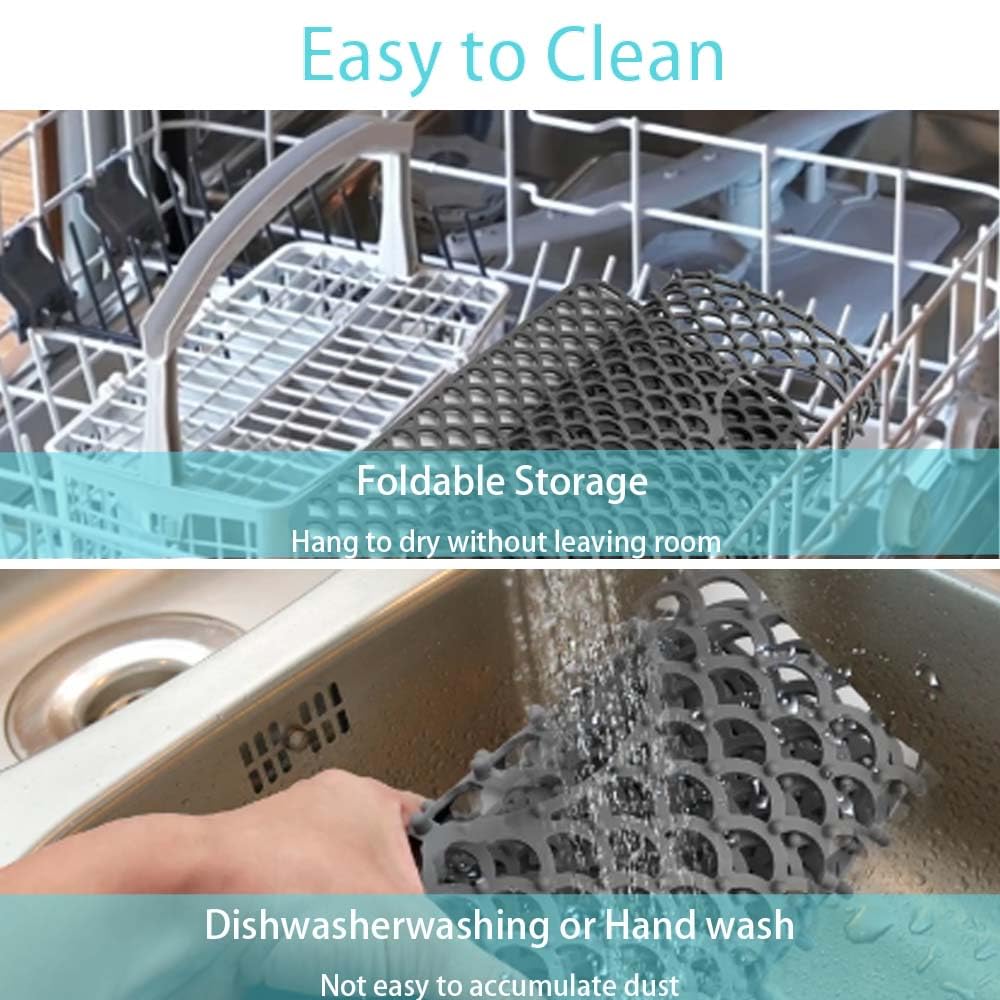 Silicone Sink Protectors For Kitchen Sink,Kitchen Sink Mat Grid Heat Resistant Sink Mats For Bottom Of Farmhouse Stainless Steel