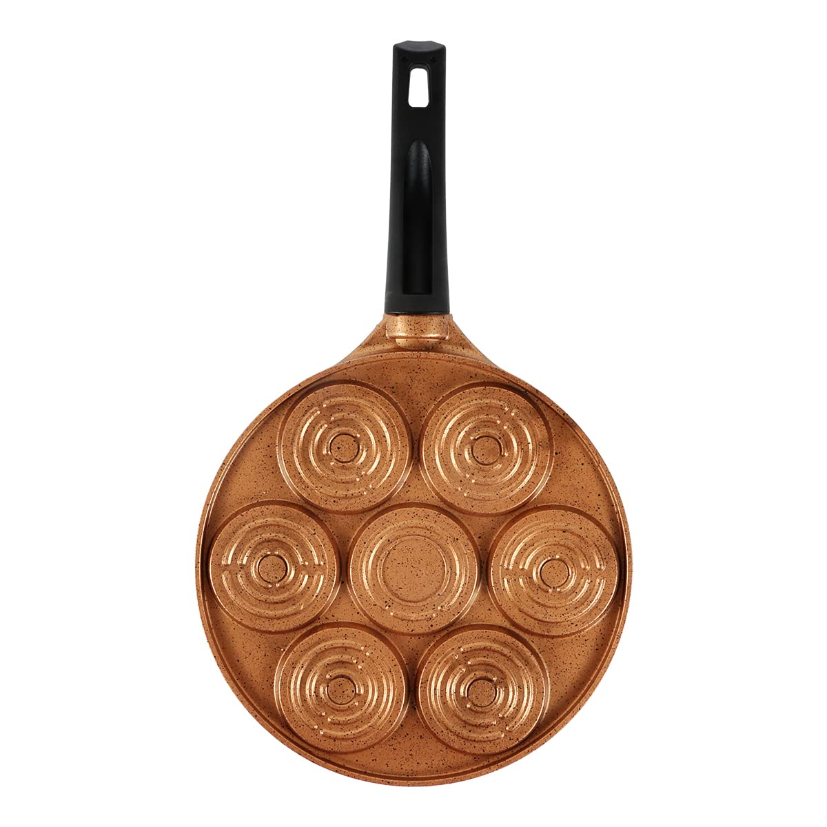 Serenk Fun Cooking Smile Mini Pancakes Maker, Nonstick Bakeware, Always Pan For Frying Eggs, 7 Emoji Faces, Pancake Molds For Ki