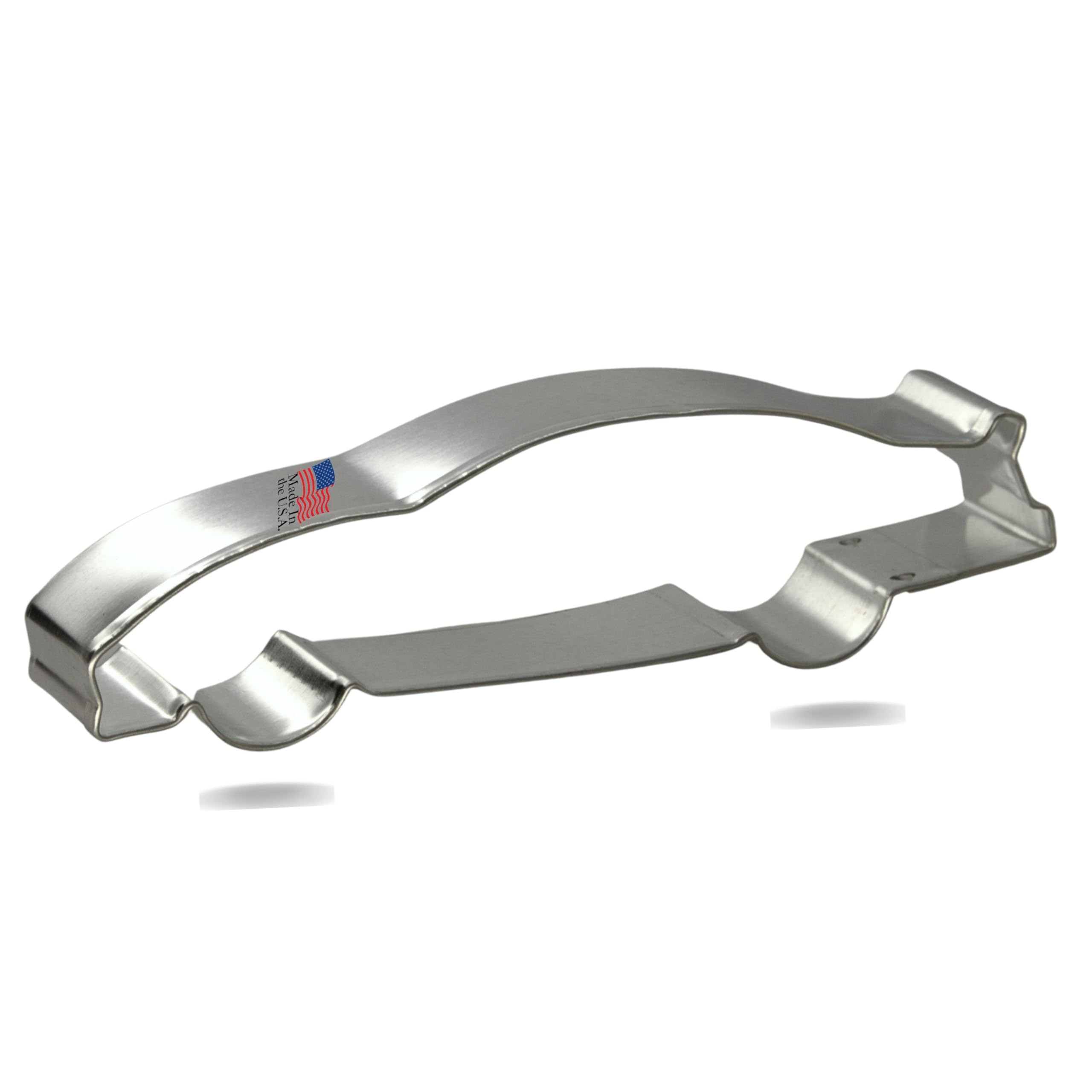 Race Car Cookie Cutter 5.25 Inch -Tin Plated Steel Cookie Cutters - Cookiecuttercom Brand