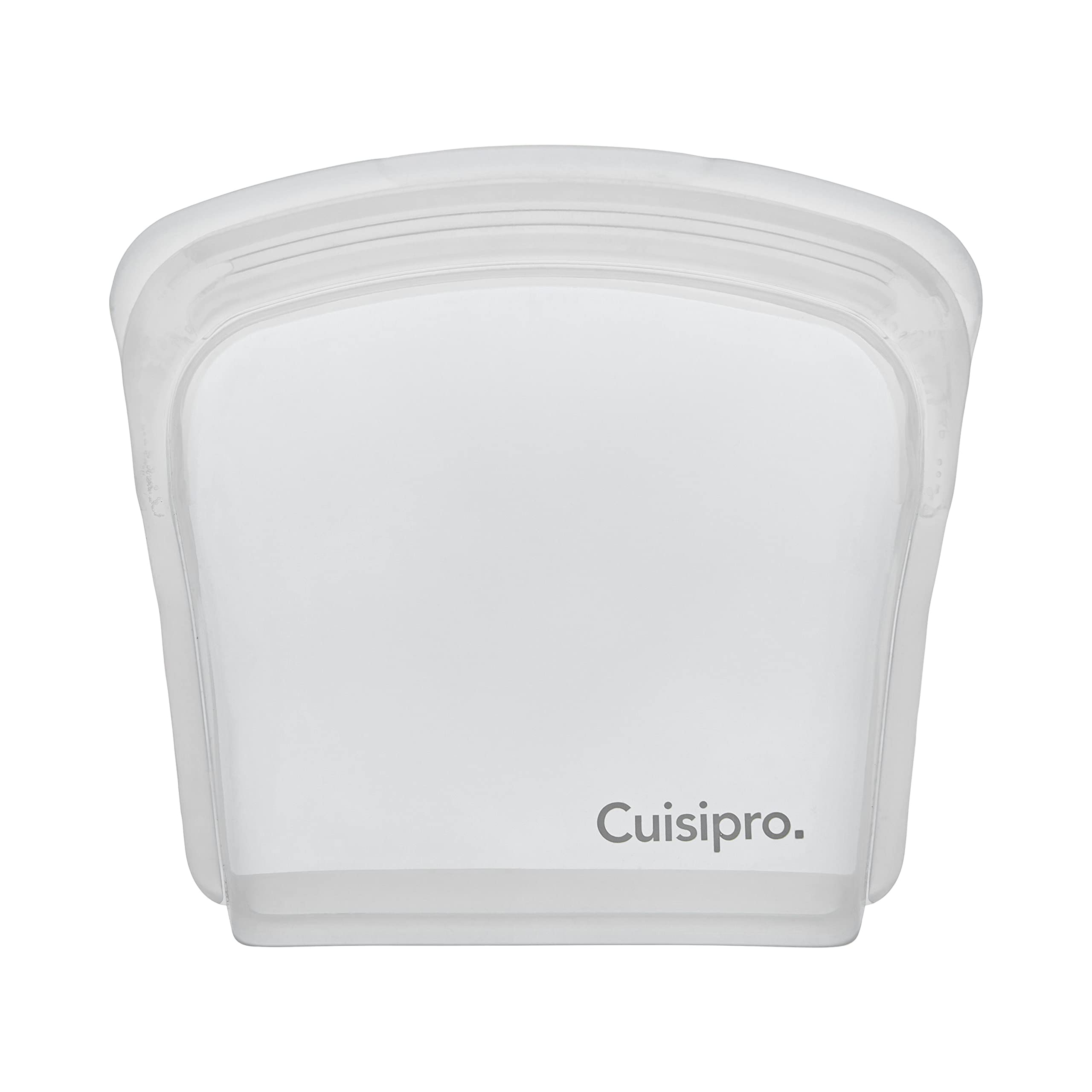 Cuisipro Silicone Reusable Leakproof Bag, Set Of 2, 200Ml/6.75Oz, Clear