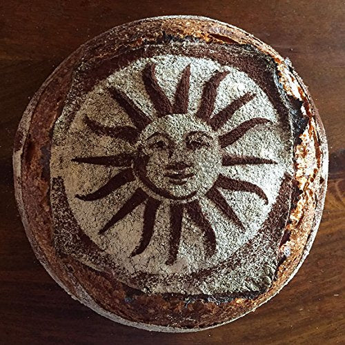 Breadtopia Bread Stencils (Set of 5) Decoration for Breads  Cakes  and Pies