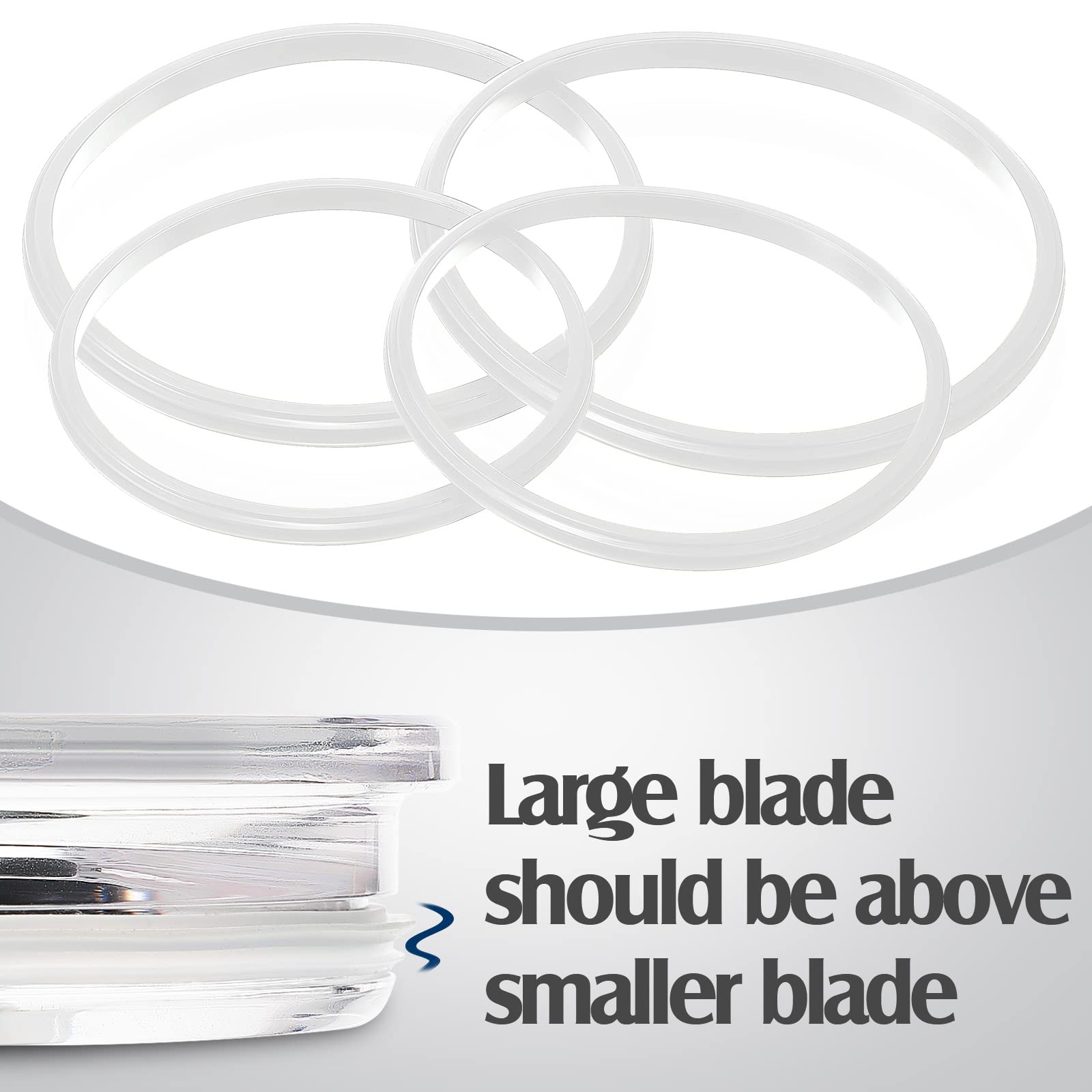 30 Ounce And 20 Ounce Replacement Rubber Lid Seals Compatible Seals Lid Gaskets For 10, 12, 14, 16, 20 Or 30 Ounce Compatible Wi