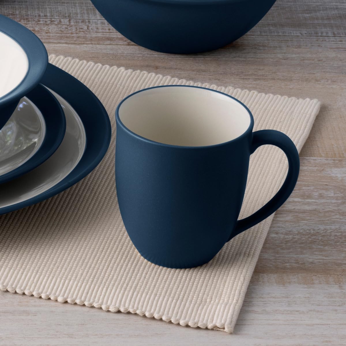 Noritake 4-Piece colorwave Square Place Setting, Blue