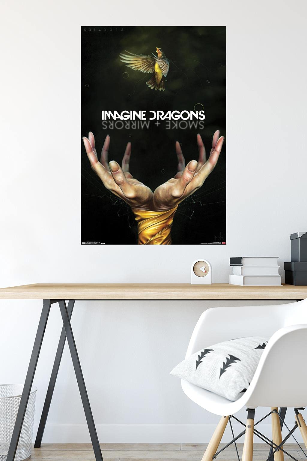 Trends International Imagine Dragons - Smoke Wall Poster, 22.375'' X 34'', Premium Unframed Version