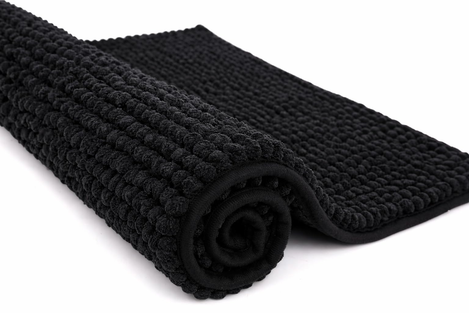 Roseate Shaggy Chenille Bath Mat (45X75 Cm) Extra Soft Super Absorbent Anti Skid Door Mats For Home/Bathroom/Bedroom/Kitchen/Flo