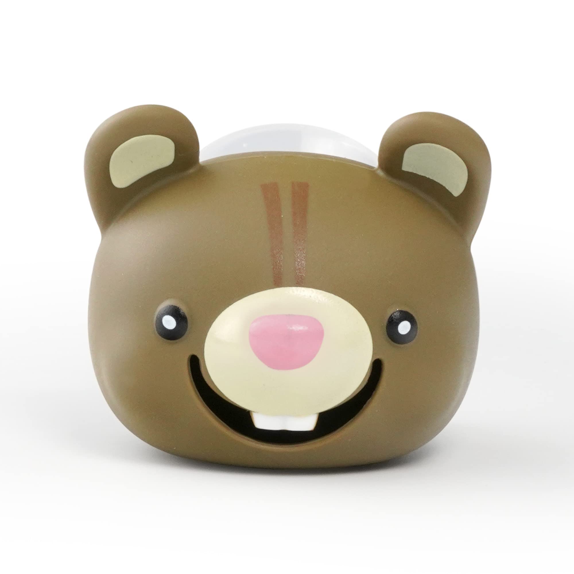 Hoobbe Animal Toothbrush Holder, Kids Suction Toothbrush Holder With Mirror/Glass/Wall Mounted Suction Cup, Bathroom Organizer,