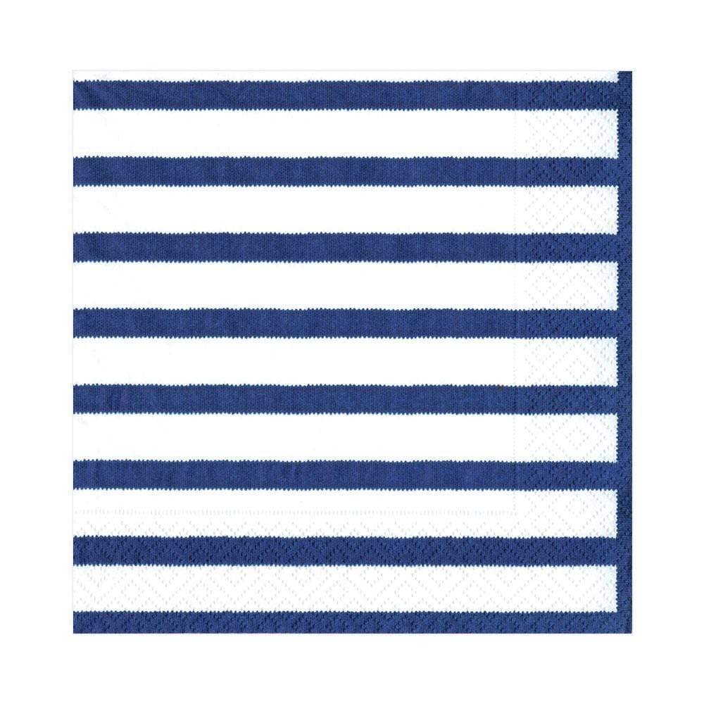 Entertaining With Caspari 20-Pack Bretagne Luncheon Napkins, Blue