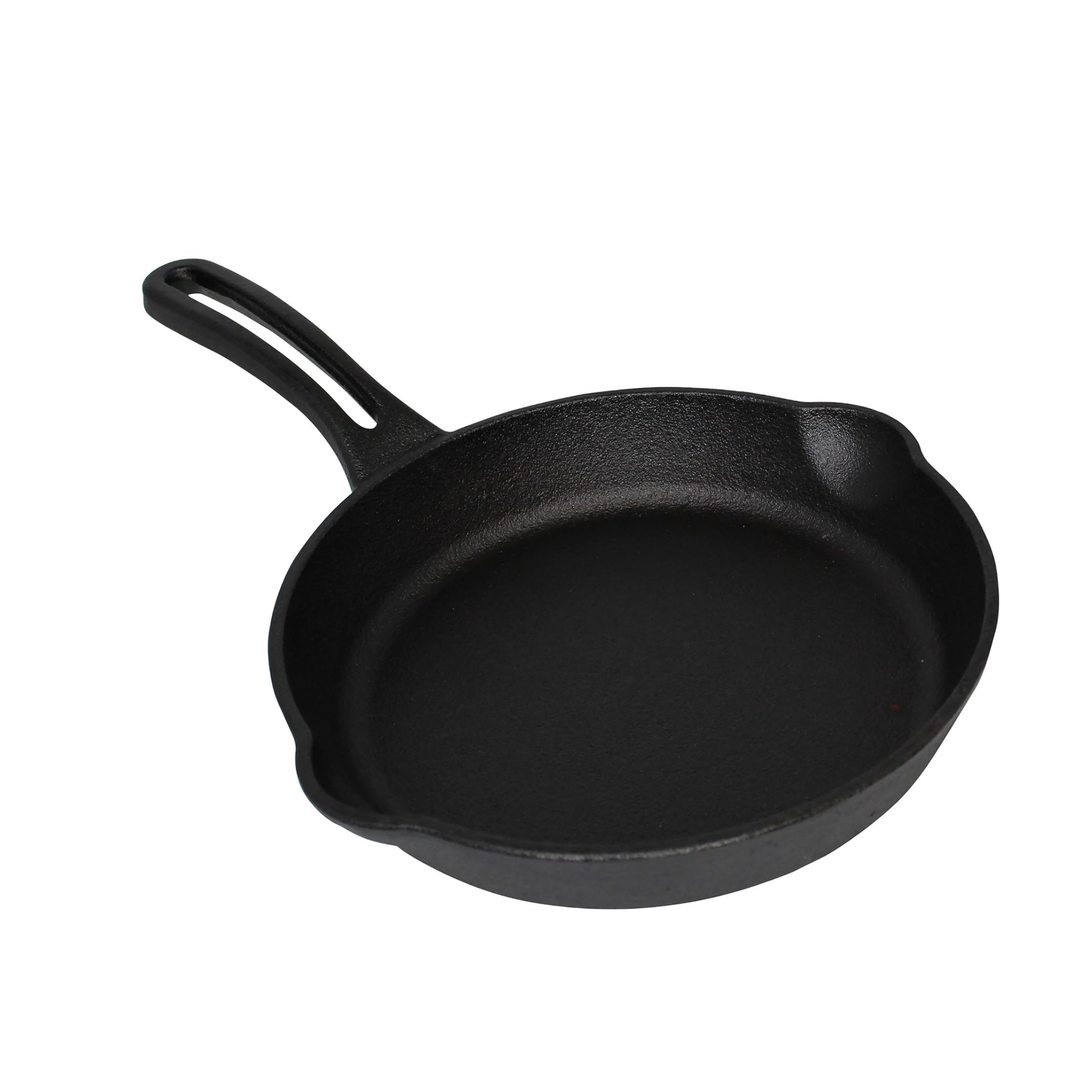 WEAREVER 6in Cast Iron Preseasoned Skillet, Small Frying Pan for Searing, Sauteing, Baking, and Everyday Cooking