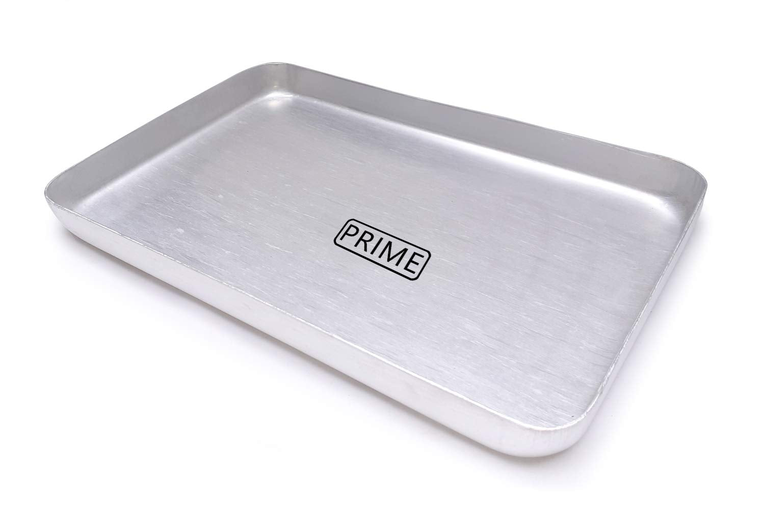 Prime Bakers And Moulders Aluminum Baking Tray, Silver (12X8 Inch)