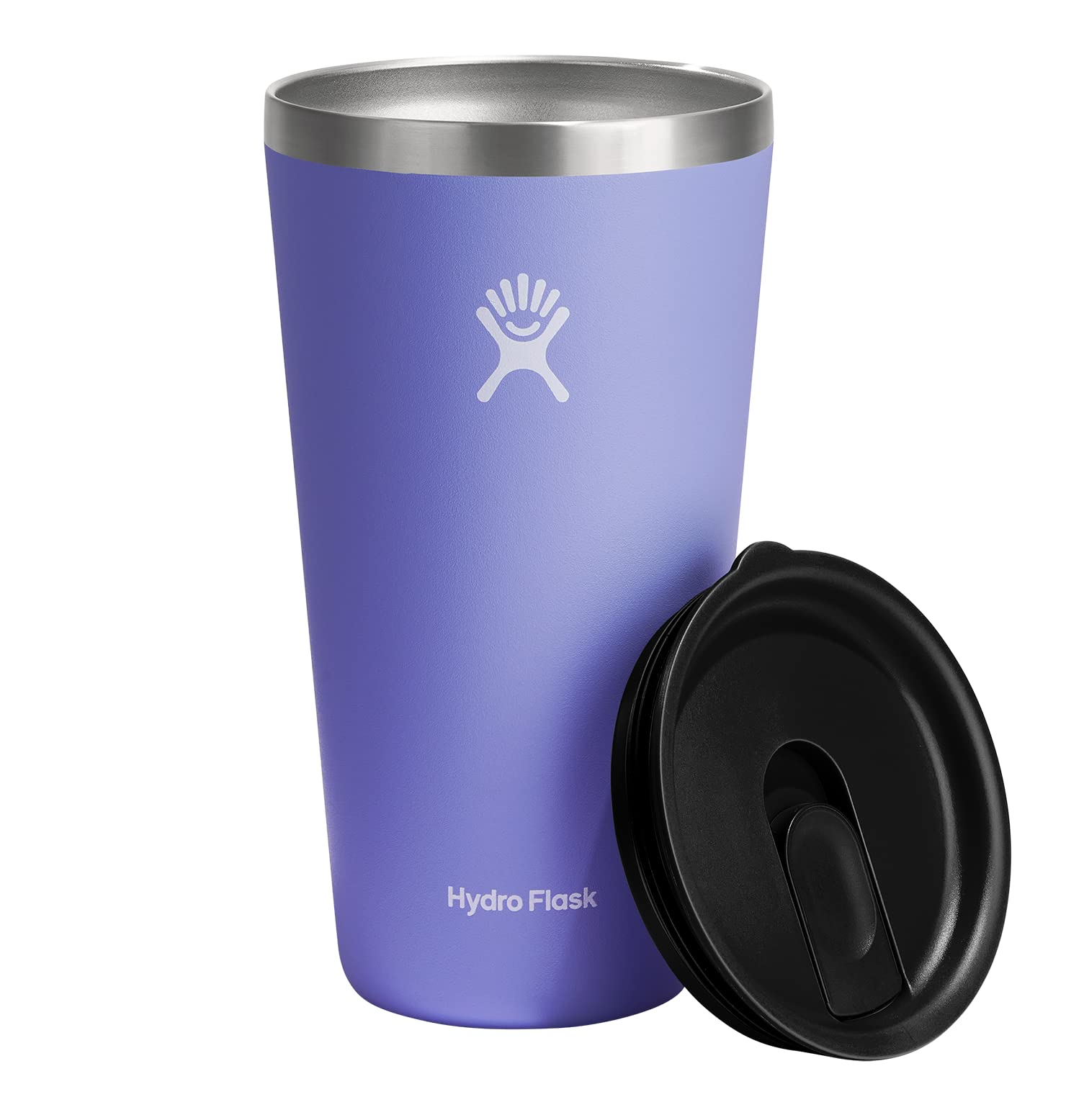 Hydro Flask All Around Tumbler Press-in Lid, Insulated Travel Mug, Stainless Steel Coffee Cup 28 Oz Lupine