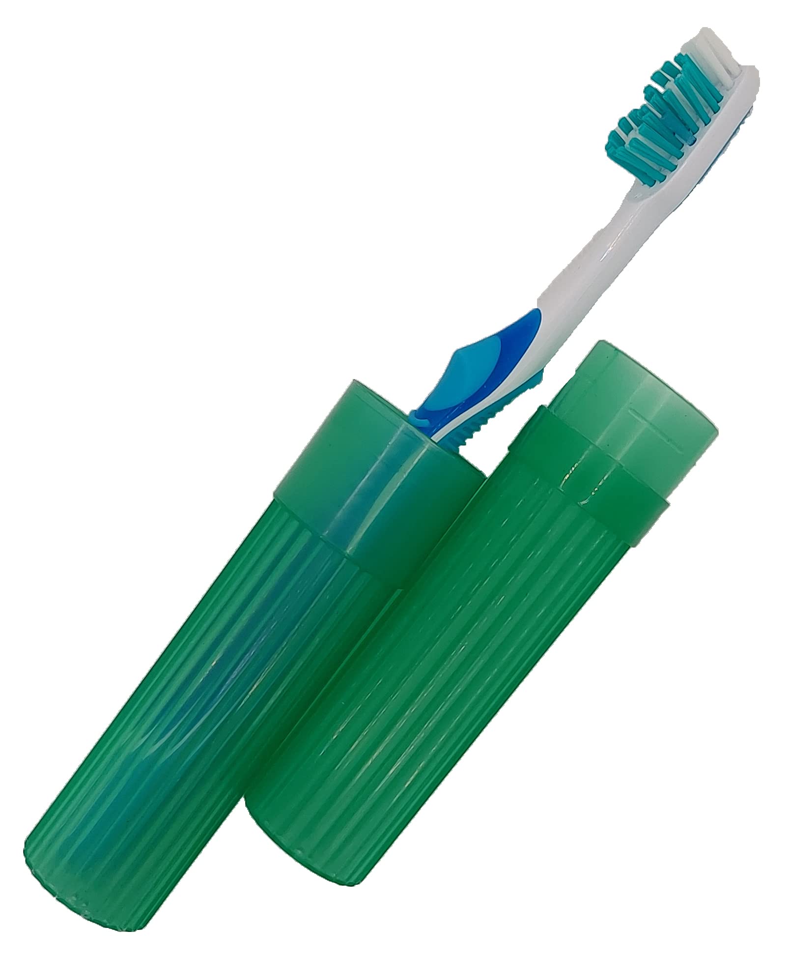 American Comb Toothbrush Holder (Green) - Made In The Usa. W/Ventilation Holes.