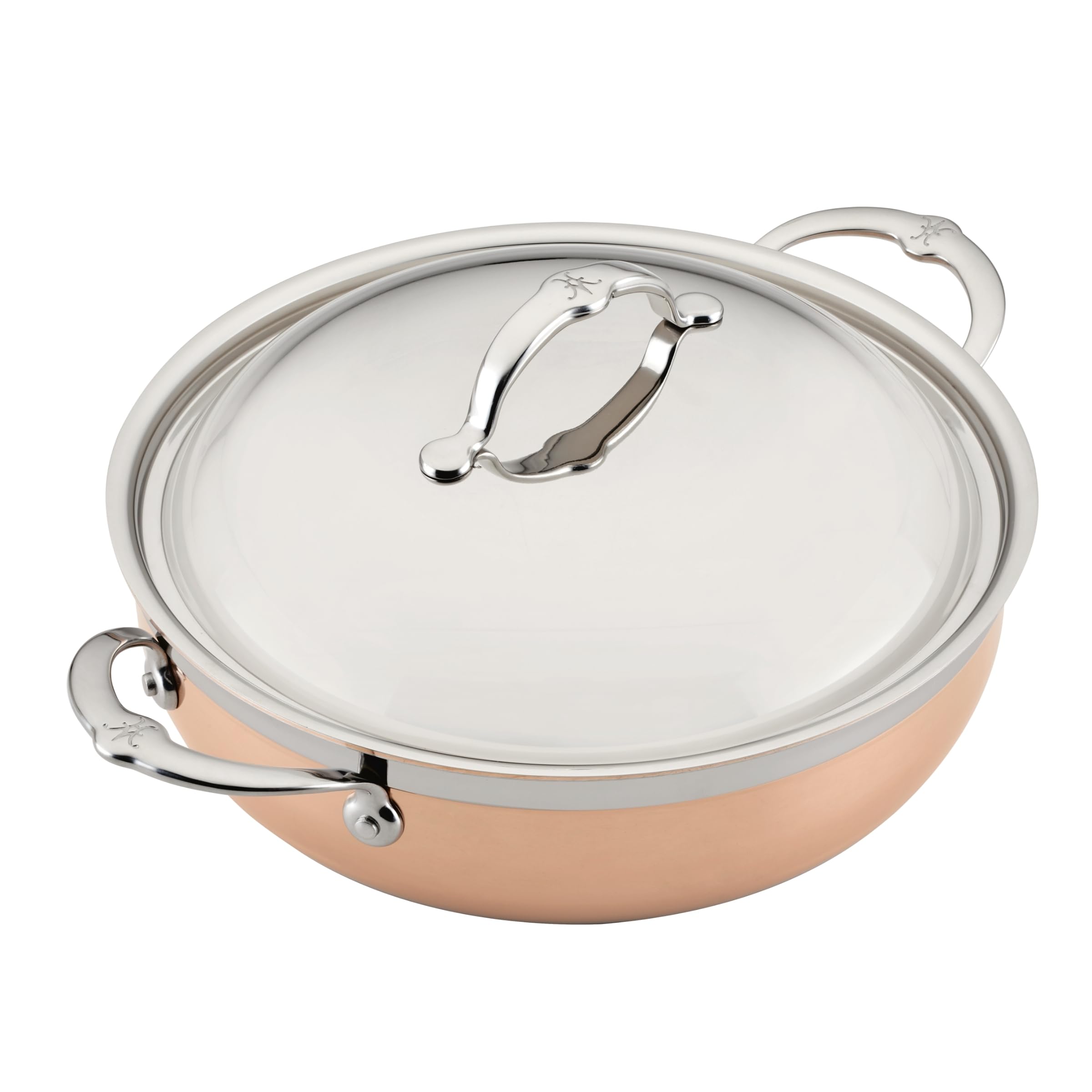 Hestan - CopperBond Collection - Copper Dutch Oven, Induction Cooktop Compatible, 5-Quart