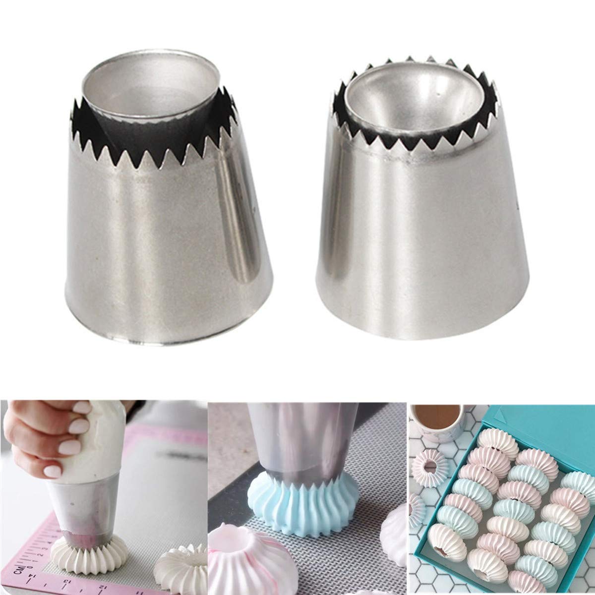 Symphony Wire Tips, Stainless Steel Icing Piping Nozzles For Pastry Fondant Tools (H)