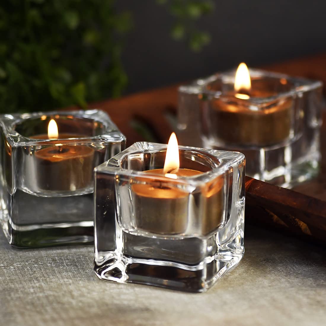 DEYBBY Scented Tealight Candles, Long Lasting Soywax Tea Candle Used for All of Holders|Clear Cup|12 Counts|Up to 4 Hour Burn Ti