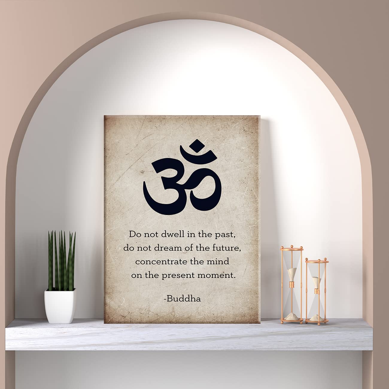 Positive Buddha Life Quote Wall Art Canvas Print Inspirational Sayings Poster Framed Artwork Vintage Painting For Home Wall & Ta