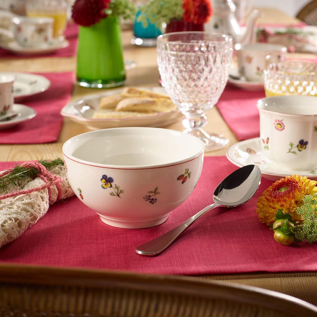 Villeroy & Boch Petite Fleur Rice Bowl, Premium Porcelain, Made In Germany, 22 Oz Capacity