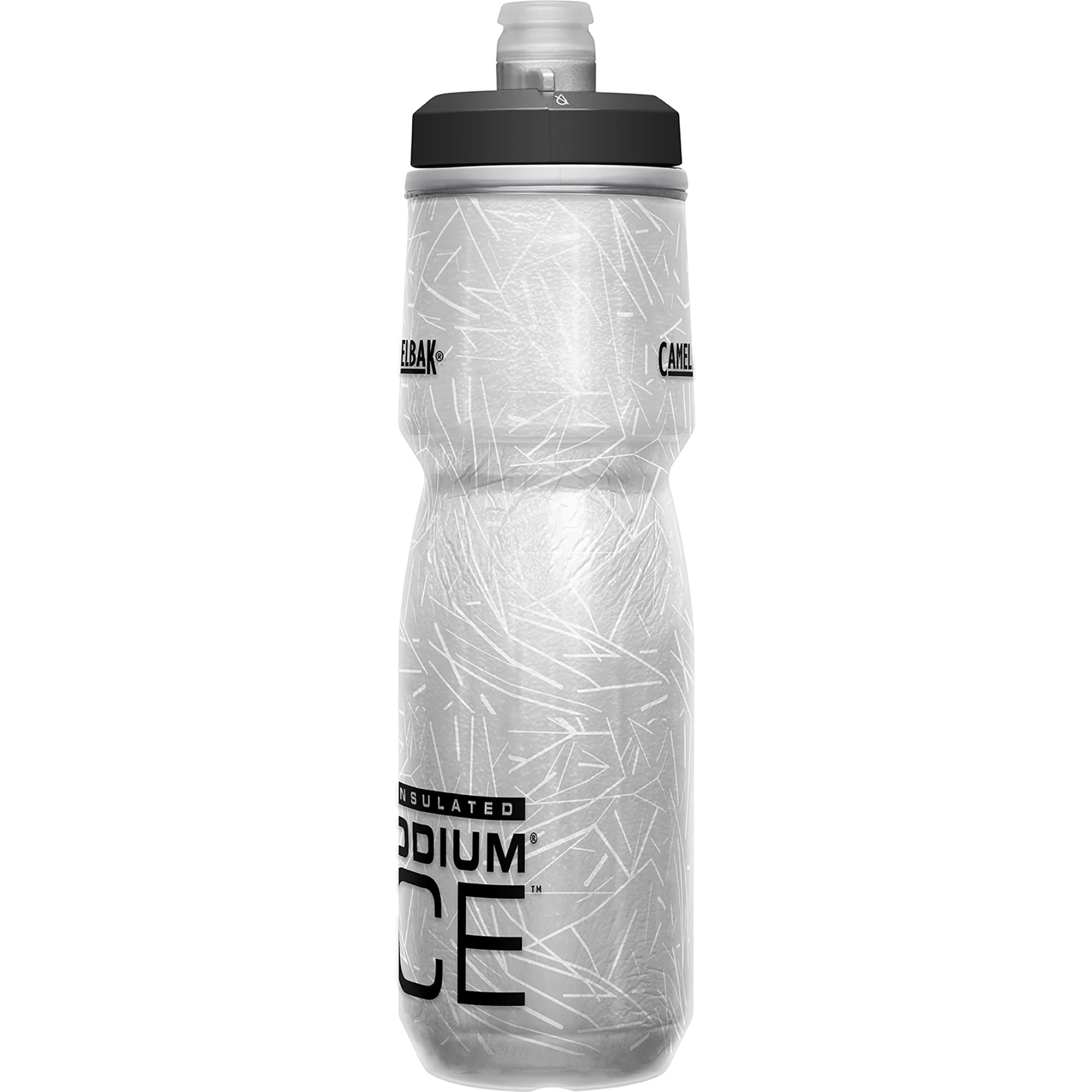 CamelBak Podium Ice Bike Bottle 21oz - Insulated Squeeze Bottle  Black
