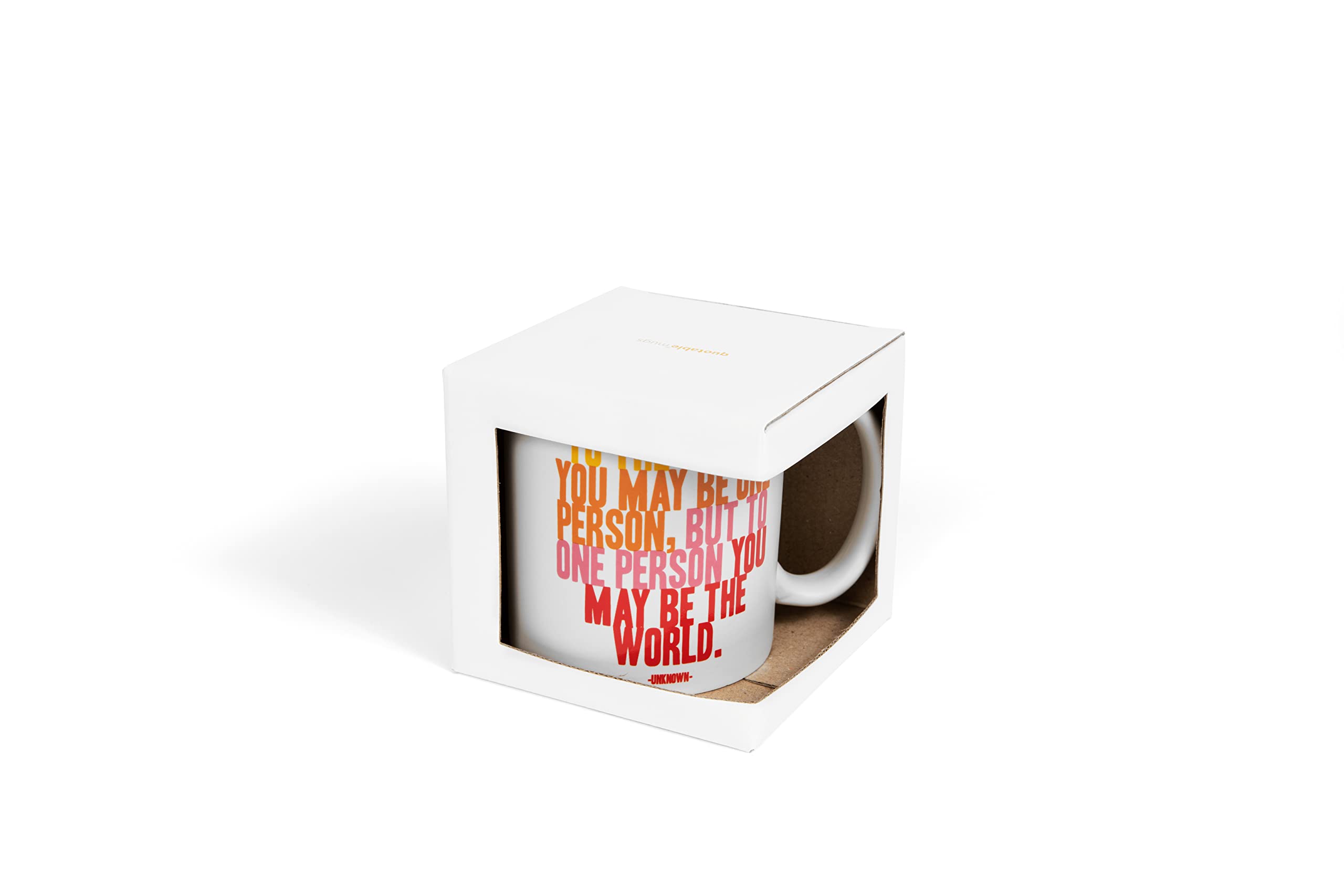 Quotable Cards Mug Unknown To World, 1 Ea
