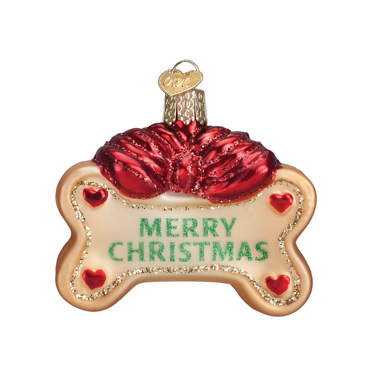 Old World Christmas Pet Accessories Glass Blown Ornaments for Christmas Tree Dog Treat