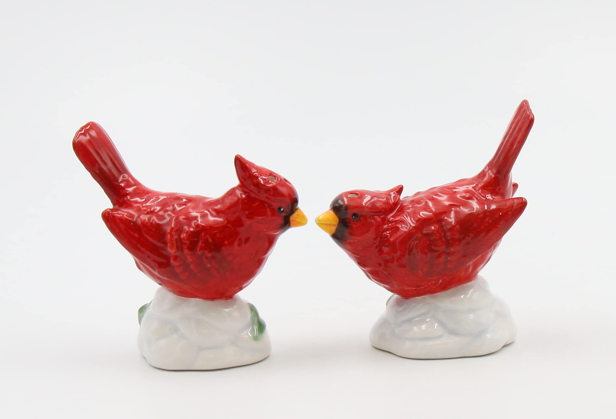 Cosmos Gifts Cardinal Couple Salt And Pepper Set, 2-7/8-Inch, Red