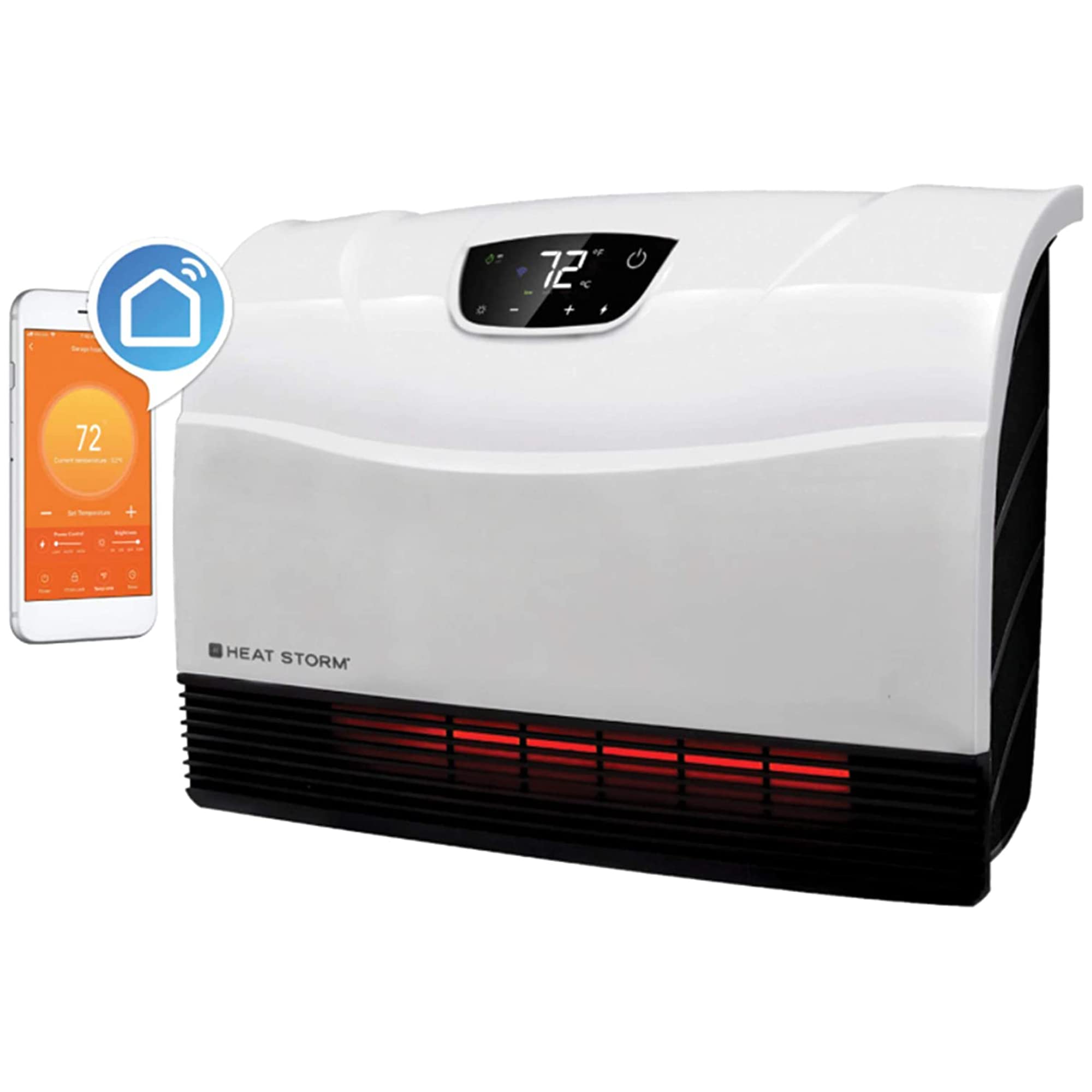 Heat Storm HS1500PHXWIFI Infrared Heater, Wifi Wall Mounted