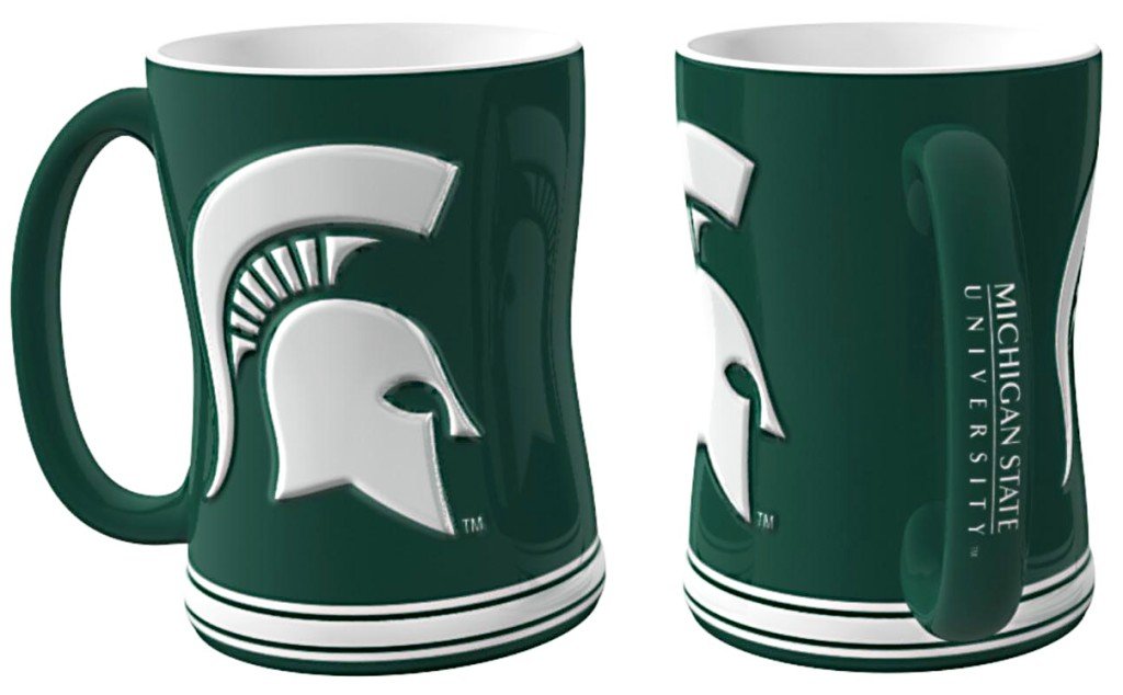 Michigan State Spartans 15 Oz Relief Mug - Green,