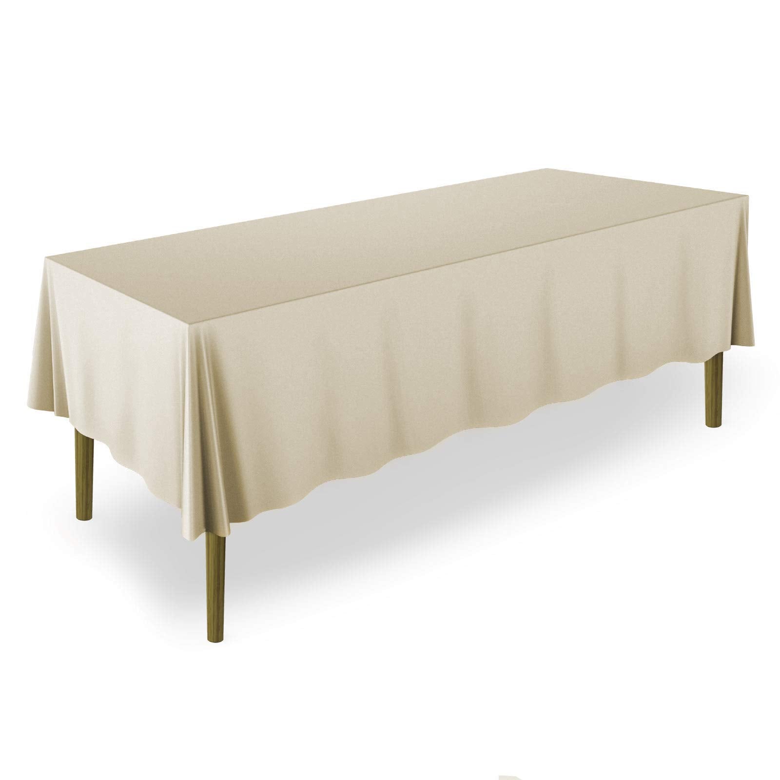 Lann'S Linens - 10 Premium 60'' X 126'' Tablecloths For Wedding/Banquet/Restaurant - Rectangular Polyester Fabric Table Cloths -