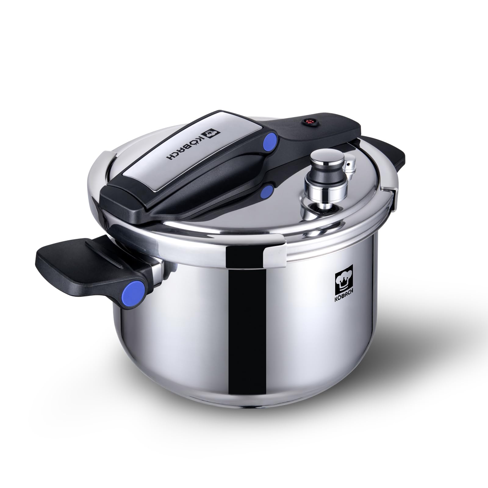 KOBACH 8QT Stainless Steel Pressure Cooker, Olla de presion, Cooking Pressure Cooker, Compatible with Induction and Gas Stovetop