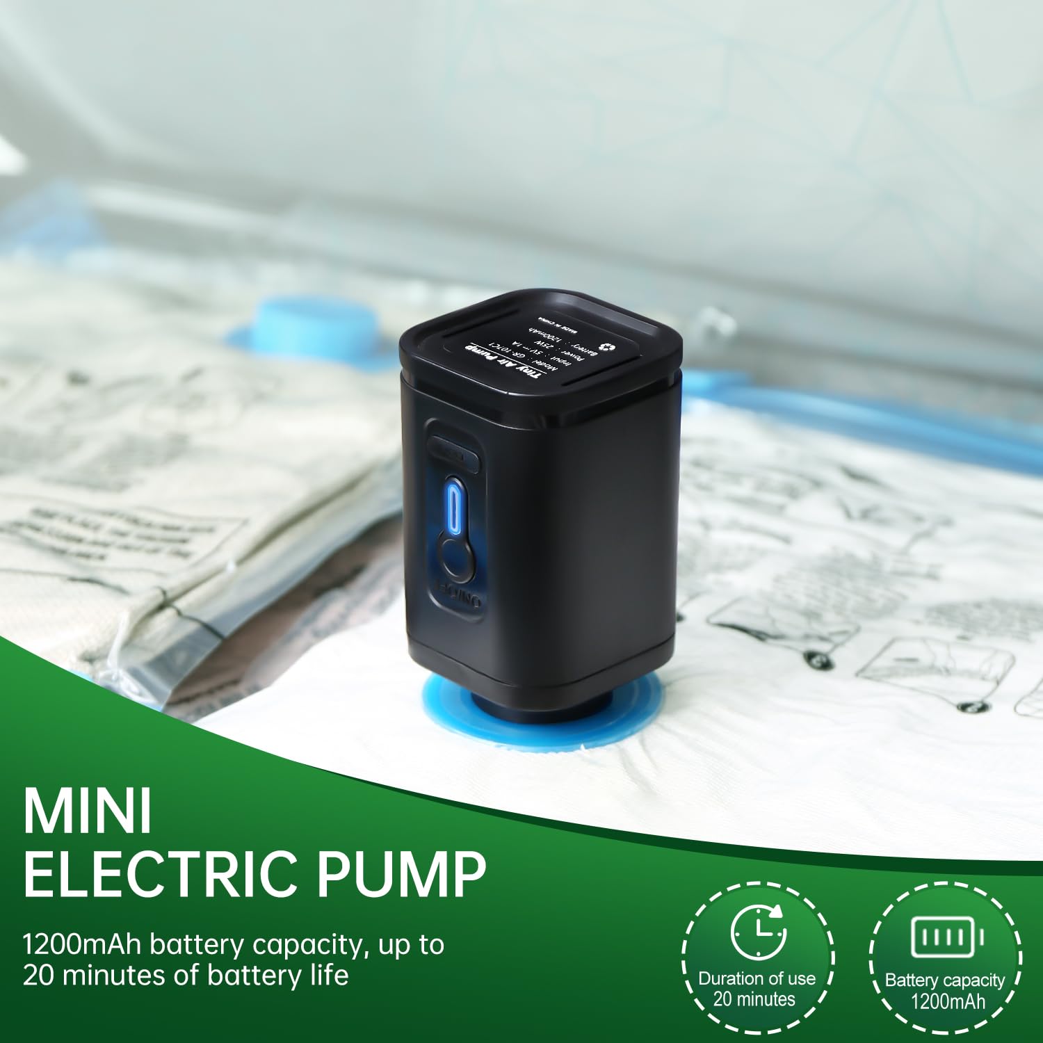 Brodi 10 Combo Pack Travel Vacuum Bags With Pump - Compression Bags For Travel,Vacuum Storage Bags For Space Saver & Travel Esse