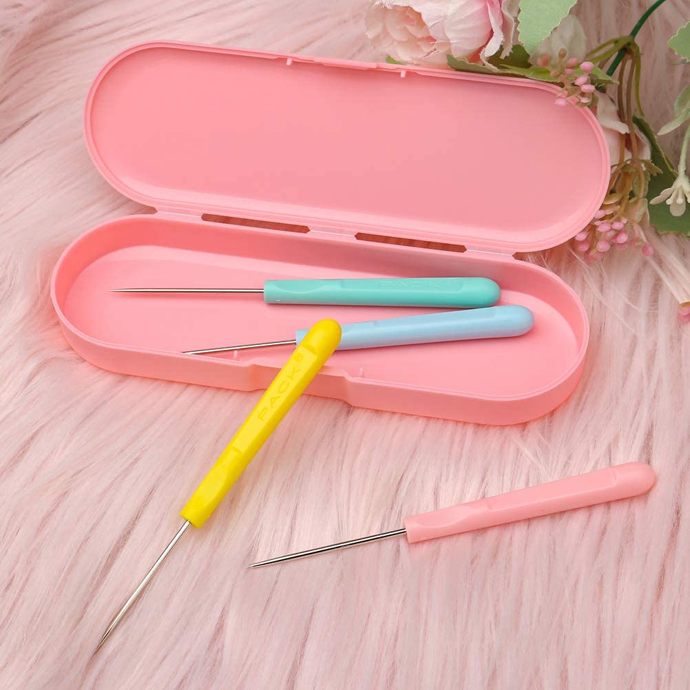 4Pcs 5.2 Inches Sugar Stir Needle, Cookie Scribe Needles Cake Decorating Needle Tool Cookie Decoration Supplies Mother'S Day Gif