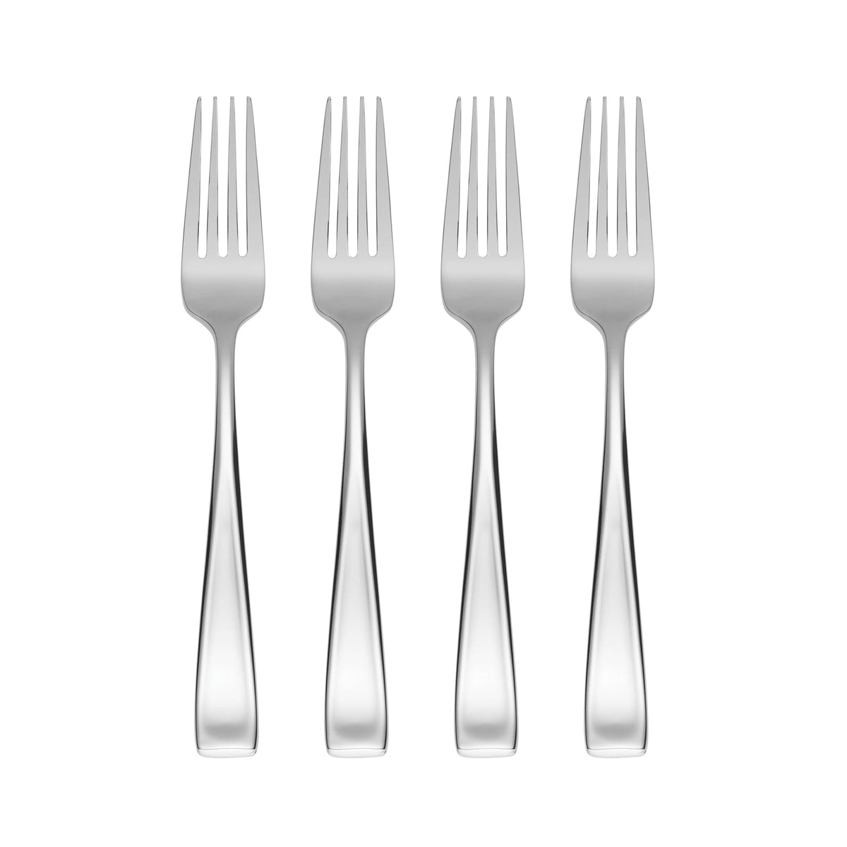 Oneida Moda Dinner Forks, Set Of 4,Silver,Dinner Forks, Set Of 4