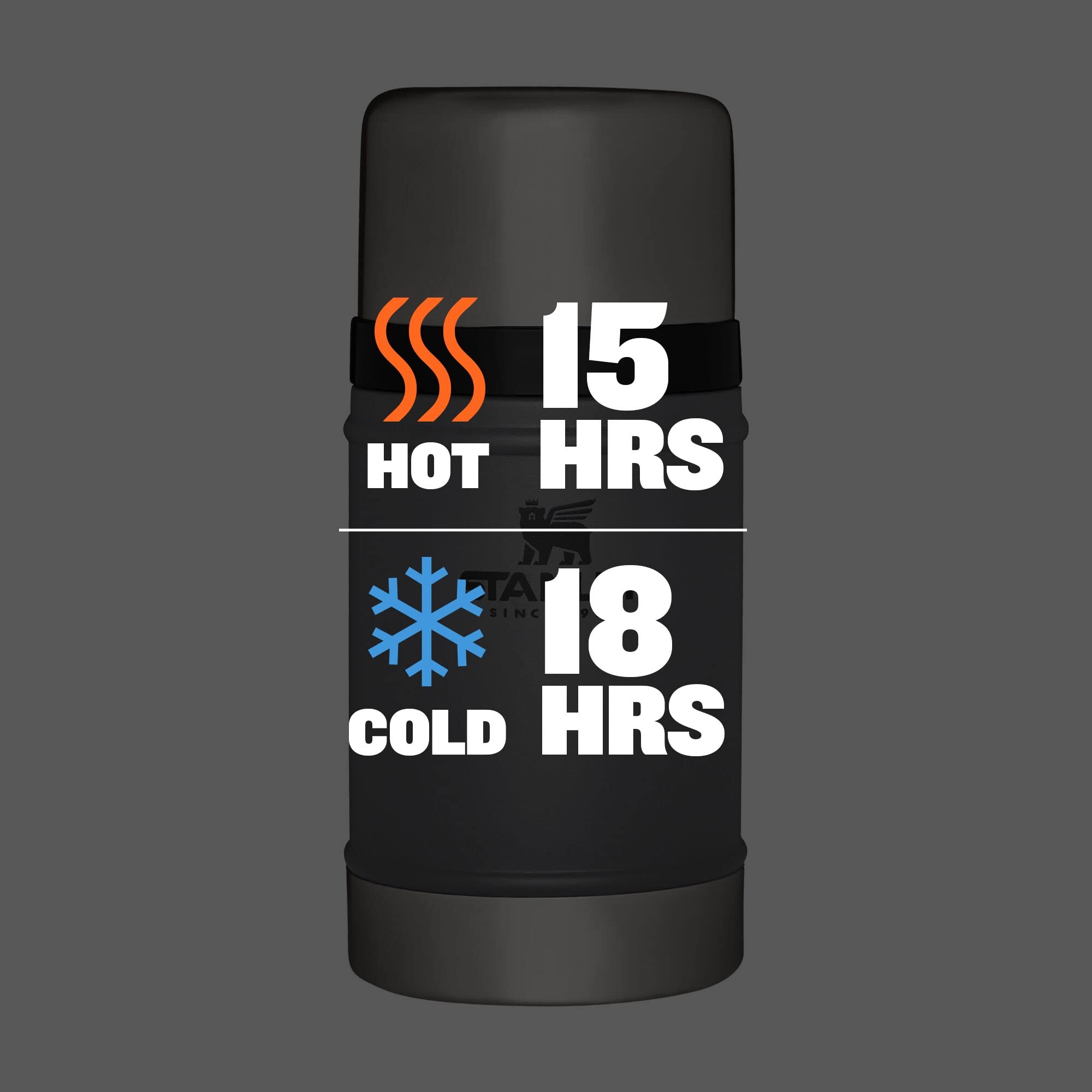 Stanley Vacuum Insulated Large Food Jar, 18/8 Stainless Steel Food Jar For Cold And Hot Food, Soup Thermos With Leak Proof Lid D